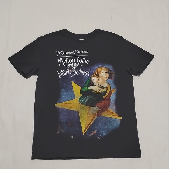 Old Navy Other - Old Navy Mens M Black Smashing Pumpkins Mellon Collie Graphic Band Tee